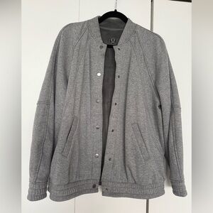 Lululemon Gray Snap-Button Jacket